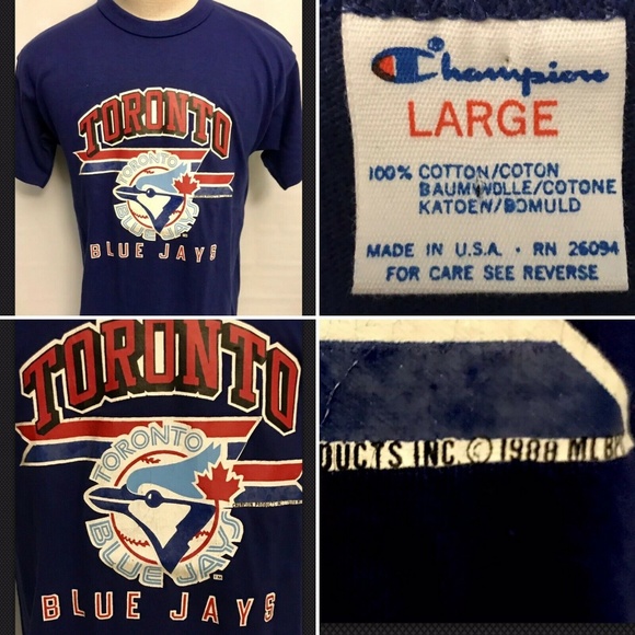 Champion Other - Vintage Champion Tee 1988 Toronto Blue Jays MLB